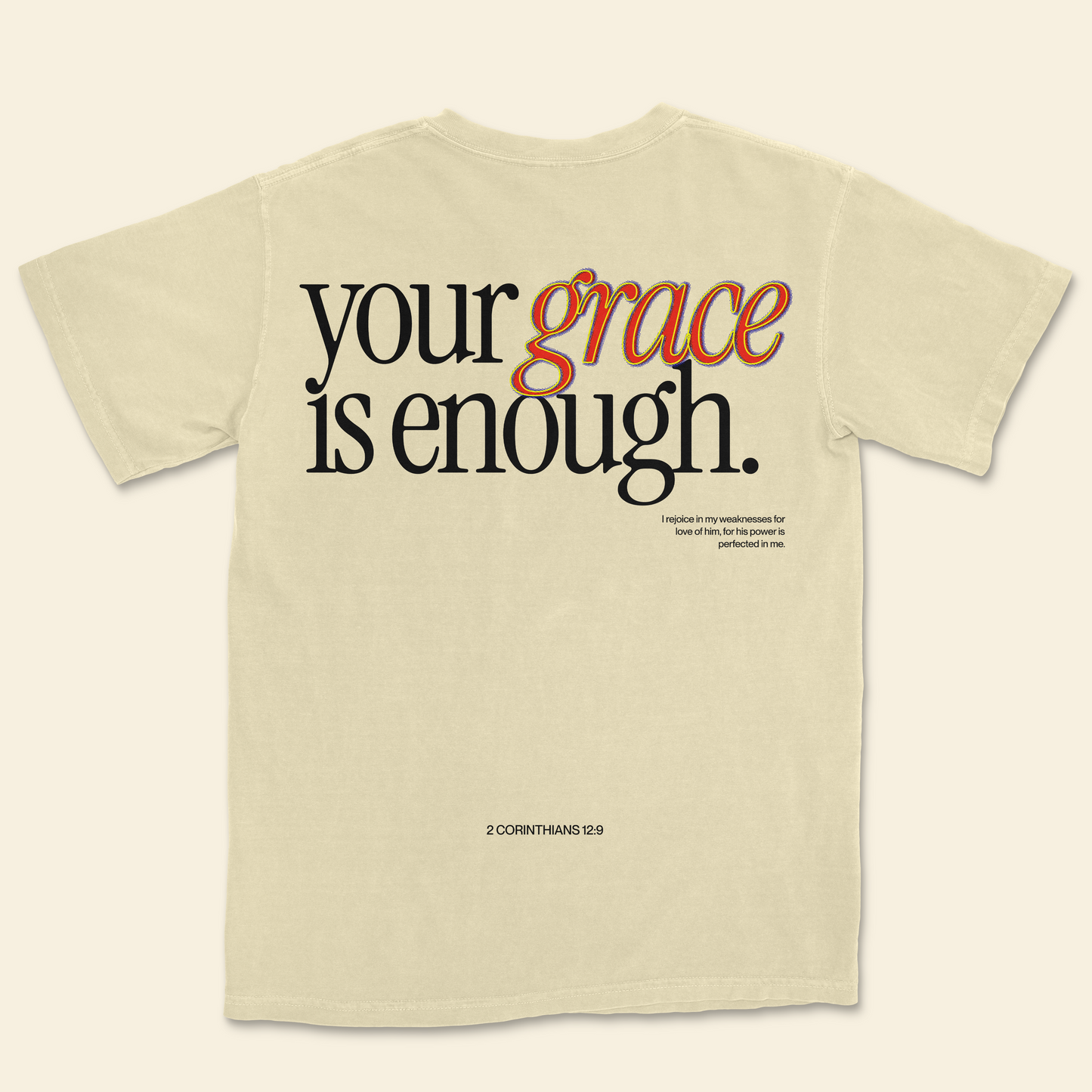 Tu gracia me basta - T-Shirt