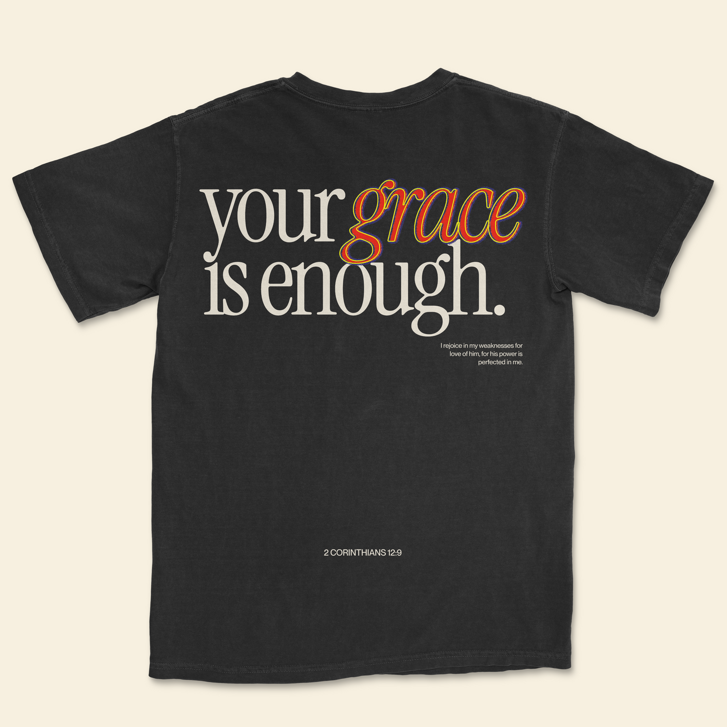 Tu gracia me basta - T-Shirt