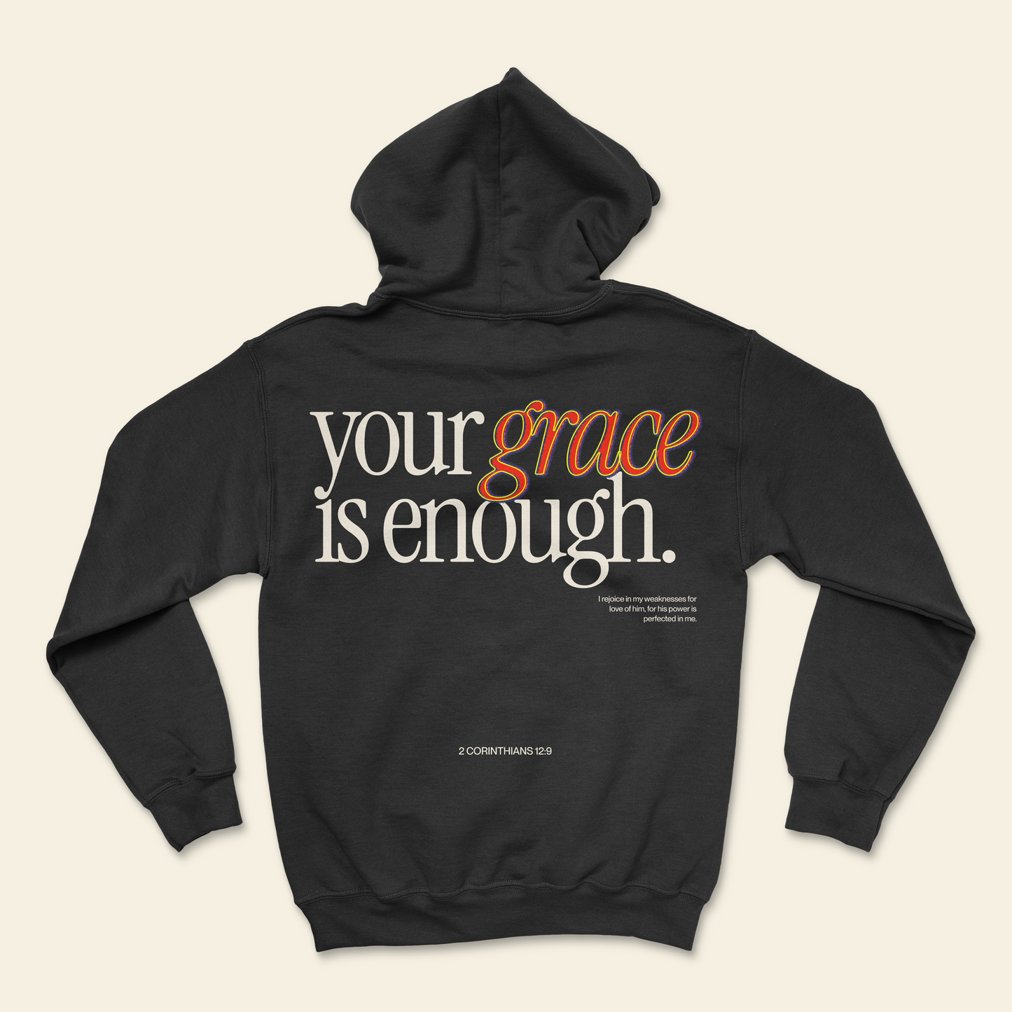 Tu gracia me basta - Hoodie
