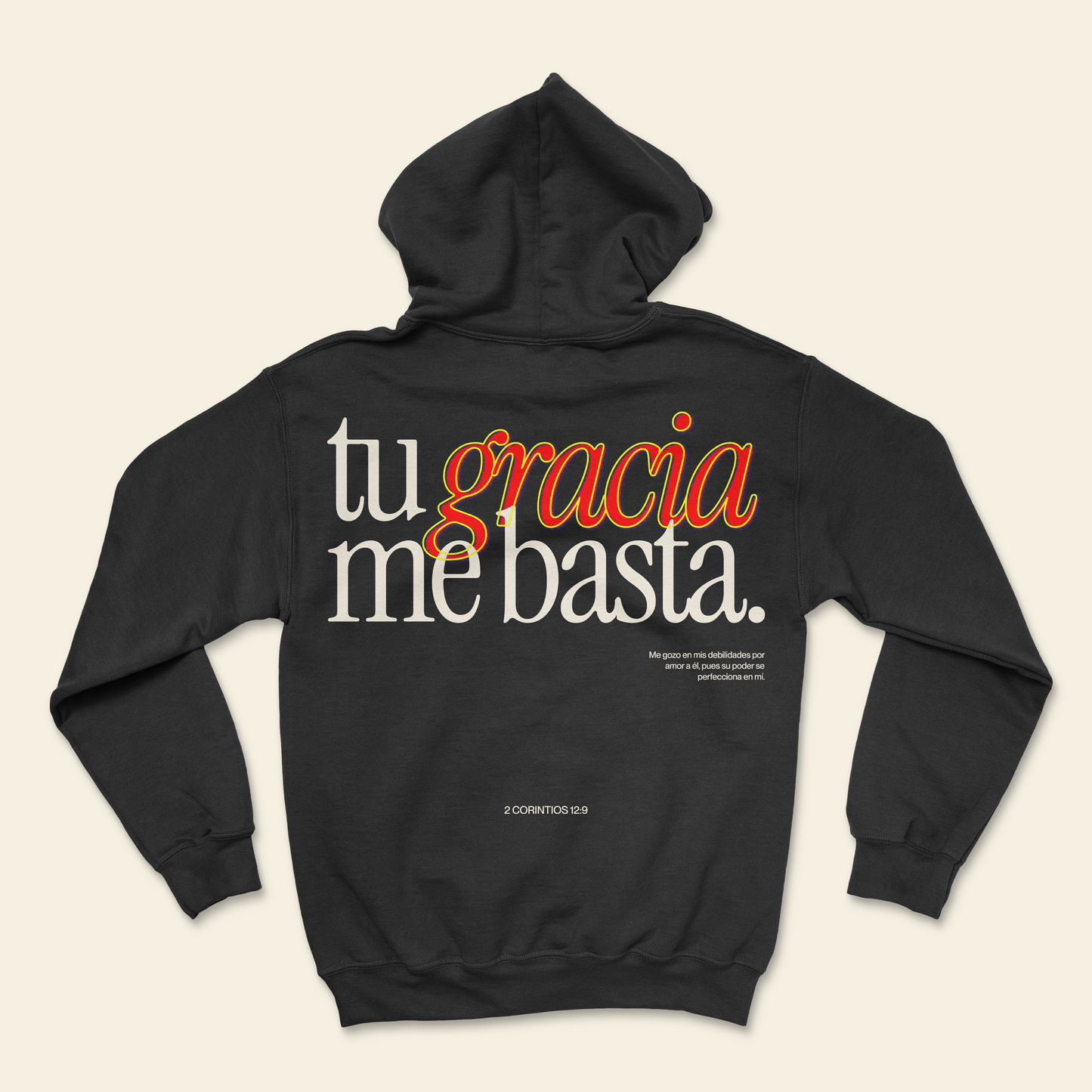 Tu gracia me basta - Hoodie