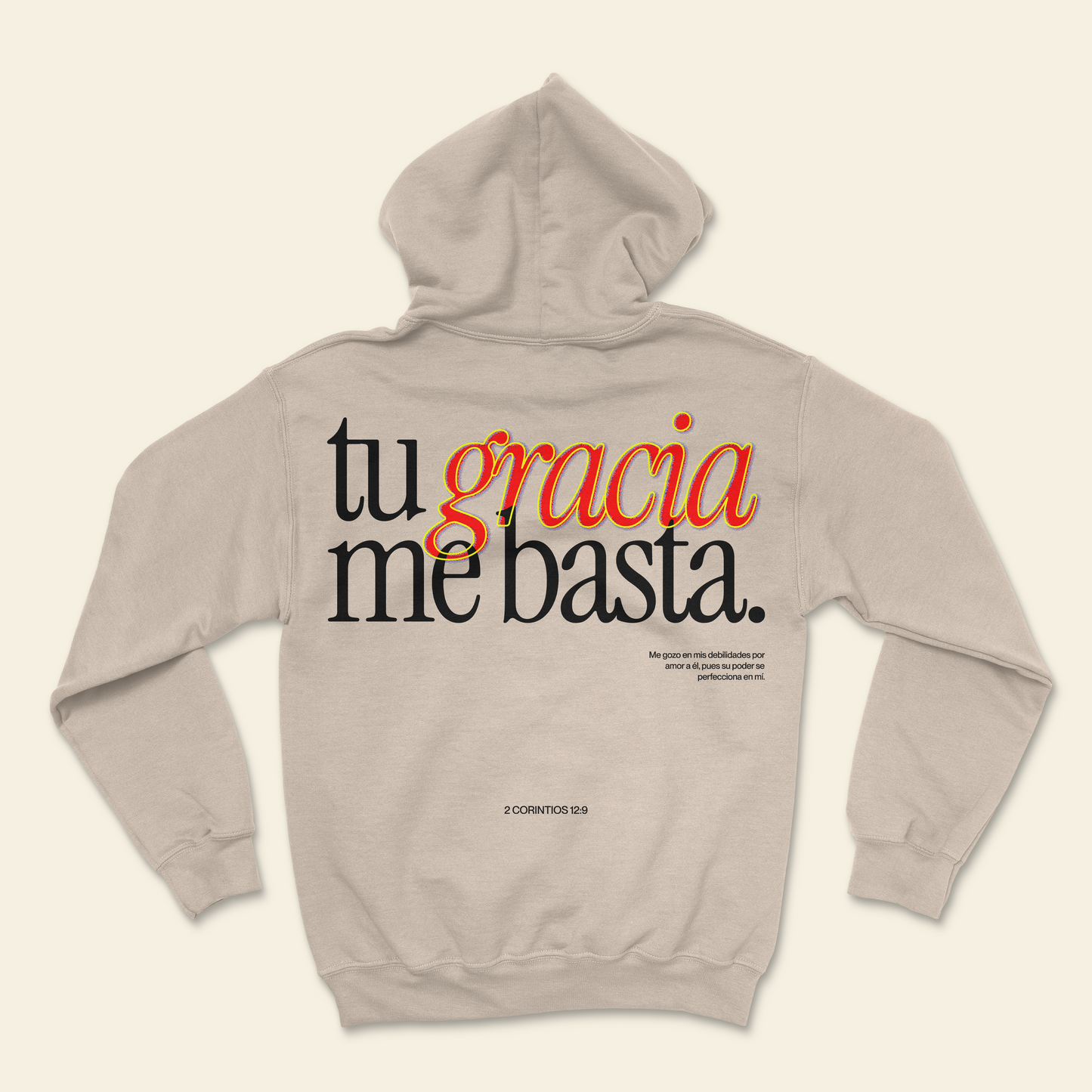 Tu gracia me basta - Hoodie