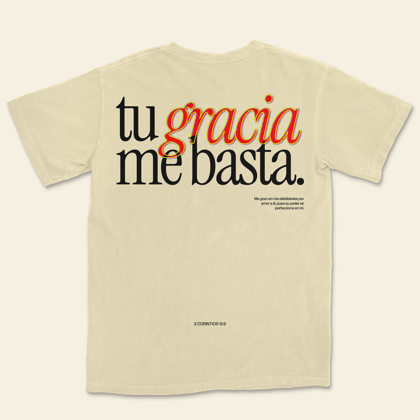 Tu gracia me basta - T-Shirt
