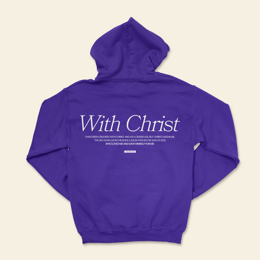 With Christ (Minimalist Version) - Hoodie