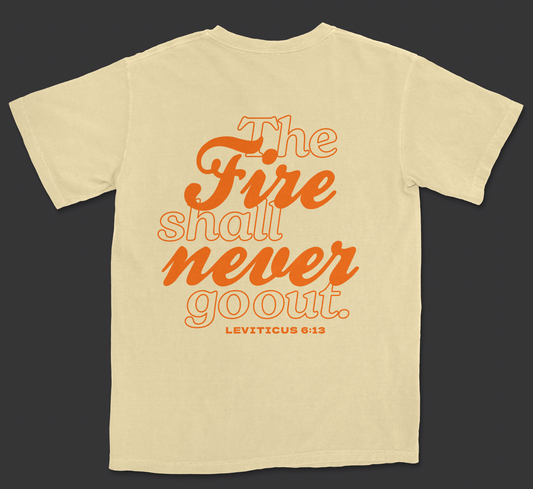 LOGOS 2026 T-Shirt — “The Fire Won’t Go Out”